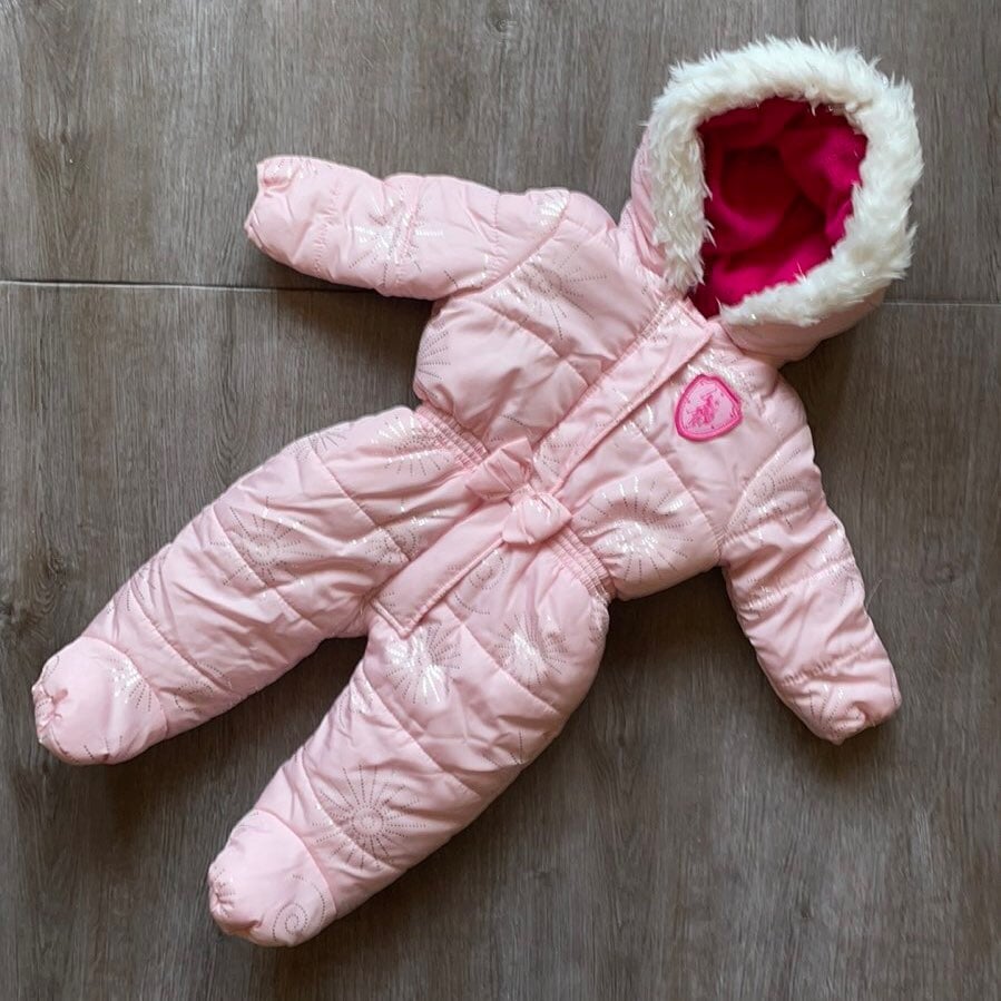 Polo Assn Baby Boys Faux Fur Fleece Pram U.S Polo Assn Baby Boys Faux Fur Fleece Pram U.S